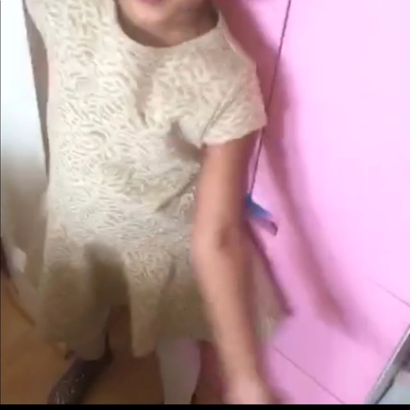 Zara Other - ZARA GOLD GLITTER DRESS